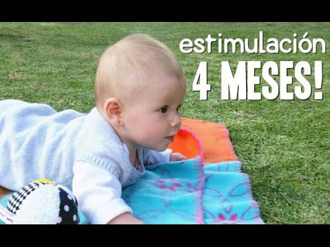 estimulacion bebe 4 meses